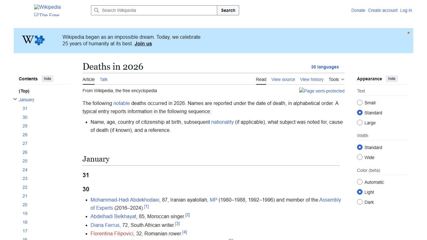 Deaths in 2026 - Wikipedia